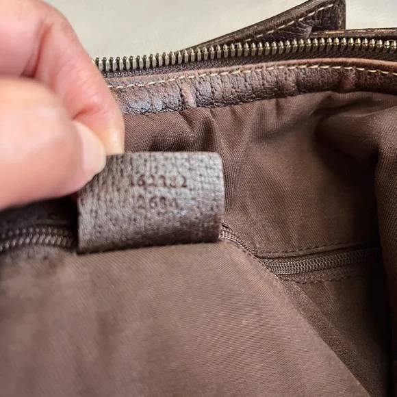 GUCCI CANVAS MONOGRAM HOBO - Picture 14 of 16